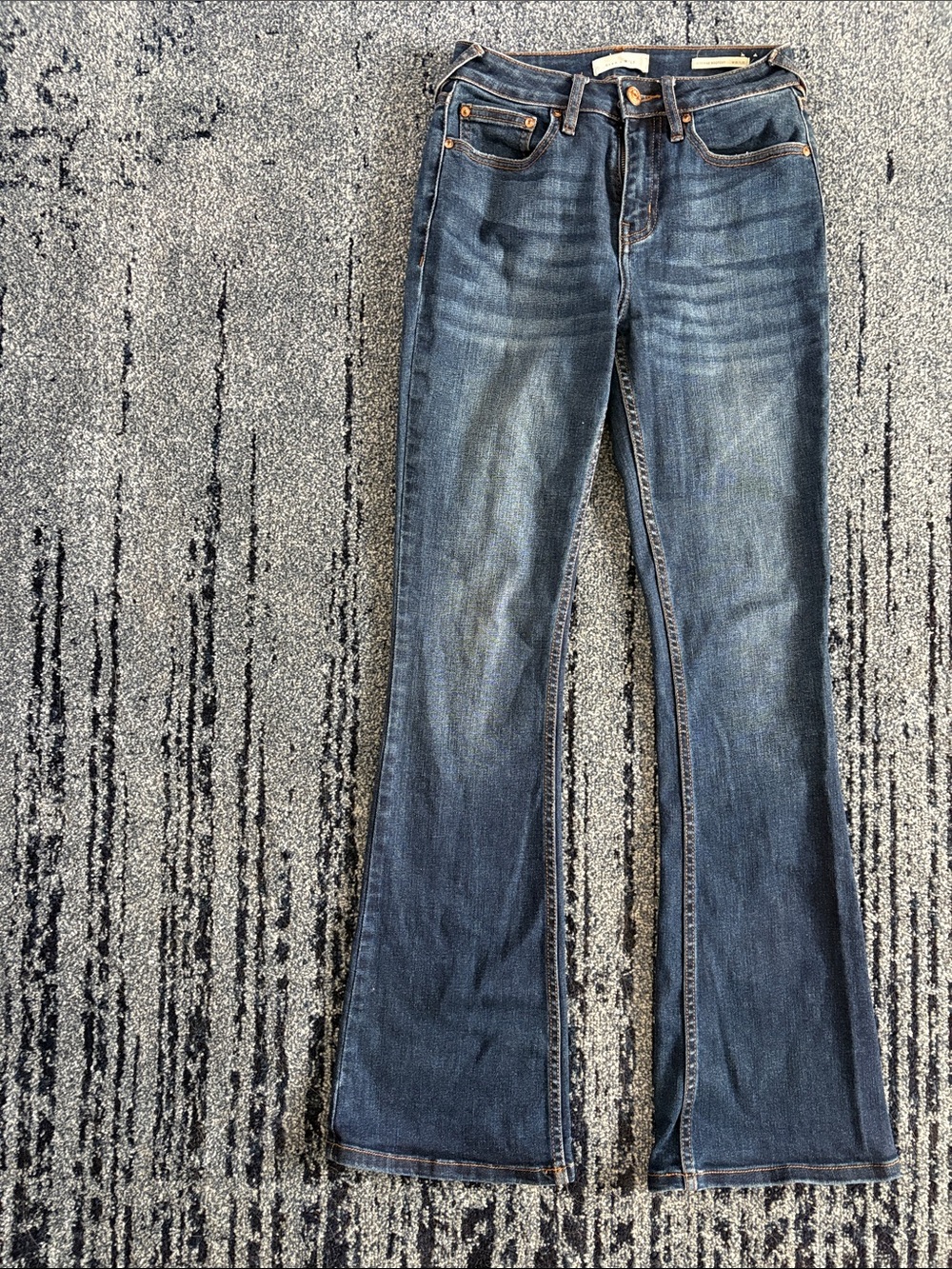 Cleo and Wolf High-Rise Bootcut Women's Jeans - Dark Blue
